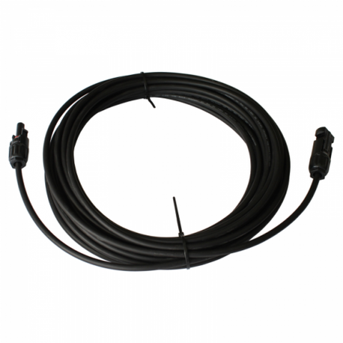 PAIR OF 5M SINGLE CORE EXTENSION CABLE LEADS 2.5MM FOR SOLAR PANELS AND SOLAR CHARGING KITS