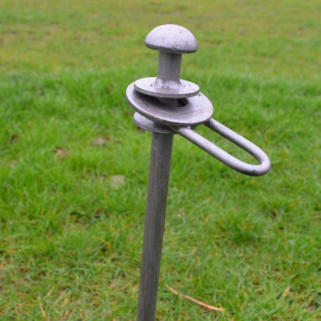 Very Heavy Duty 600mm x 20mm 360 degree Swivel Stakes, Boating, Dog Tie-outs x 2pcs