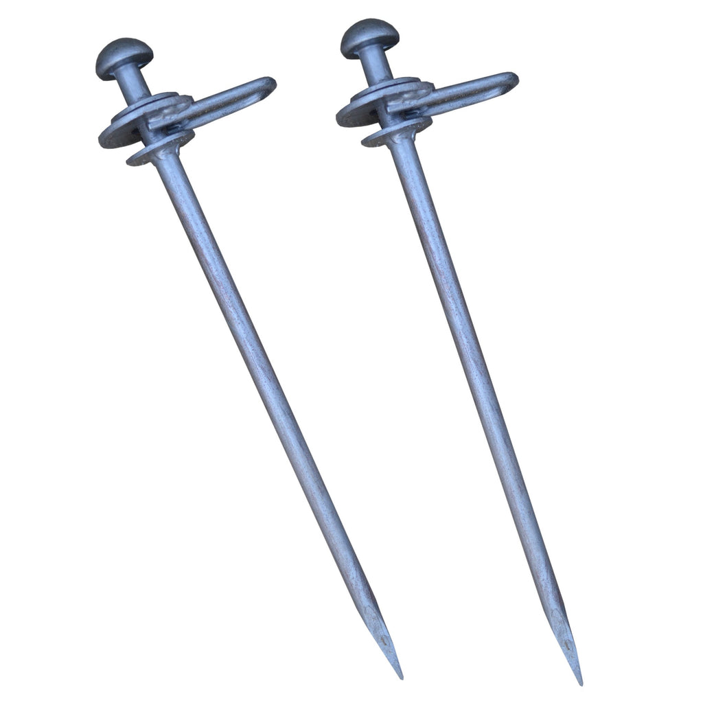 Very Heavy Duty 600mm x 20mm 360 degree Swivel Stakes, Boating, Dog Tie-outs x 2pcs