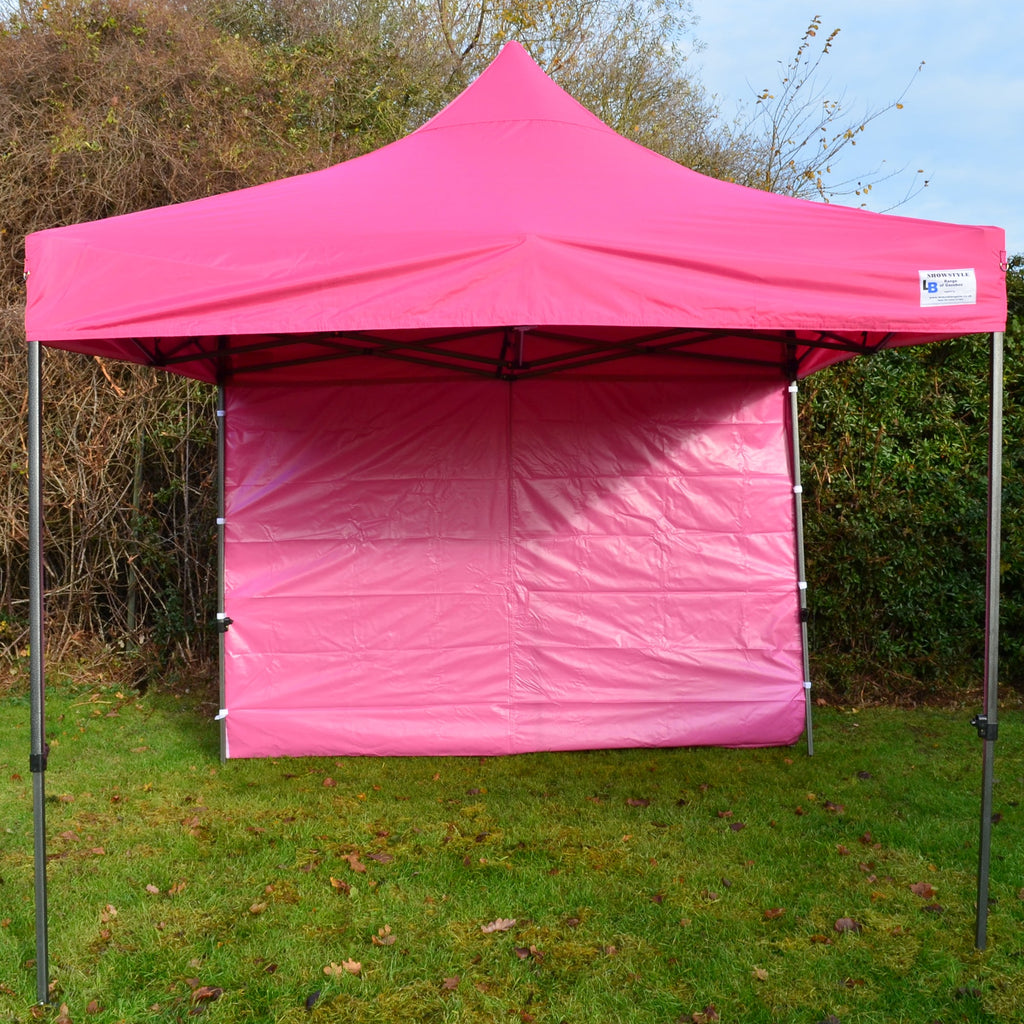 Pink Heavy Duty SHOWSTYLE® Commercial Grade Gazebo 2m x 2m FIRE RETARDANT