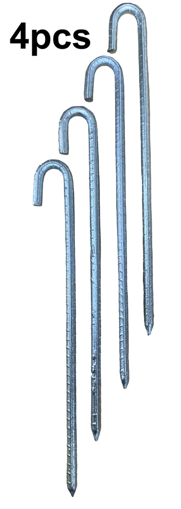 8 Piece Medium Duty Ratchet Strap Tie Down Kit Gazebo / Trampoline + Pegs Strong