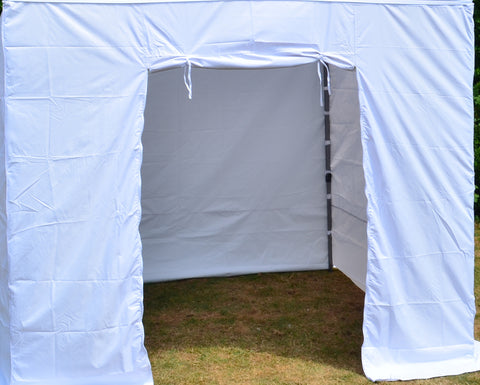Grey Plain Zippered Doorwall to fit our Showstyle 3m Gazebo
