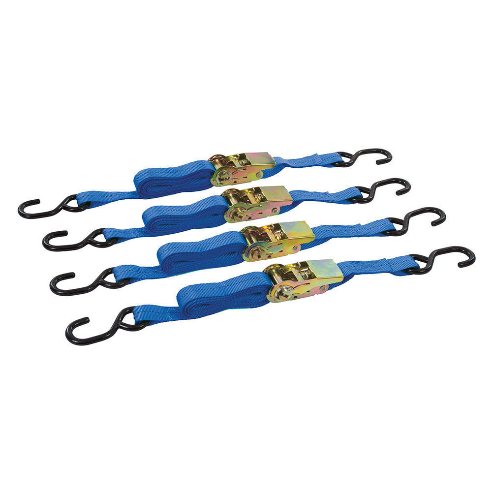Set of 4 x 700kg Ratchet Straps