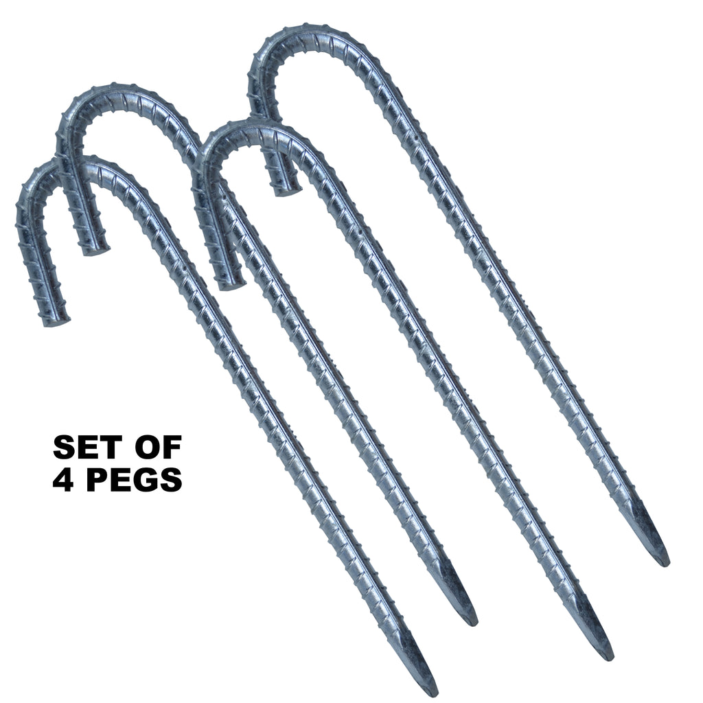 Jumbo 12mm Galvanised Marquee Gazebo Ground Bar Pegs Stakes