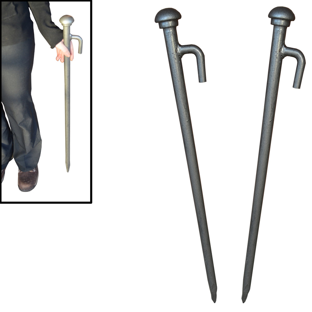 Extra Huge Heavy Duty Tent, Gazebo, Marquee Pegs, Stakes 850mm x 25mm Forged Steel
