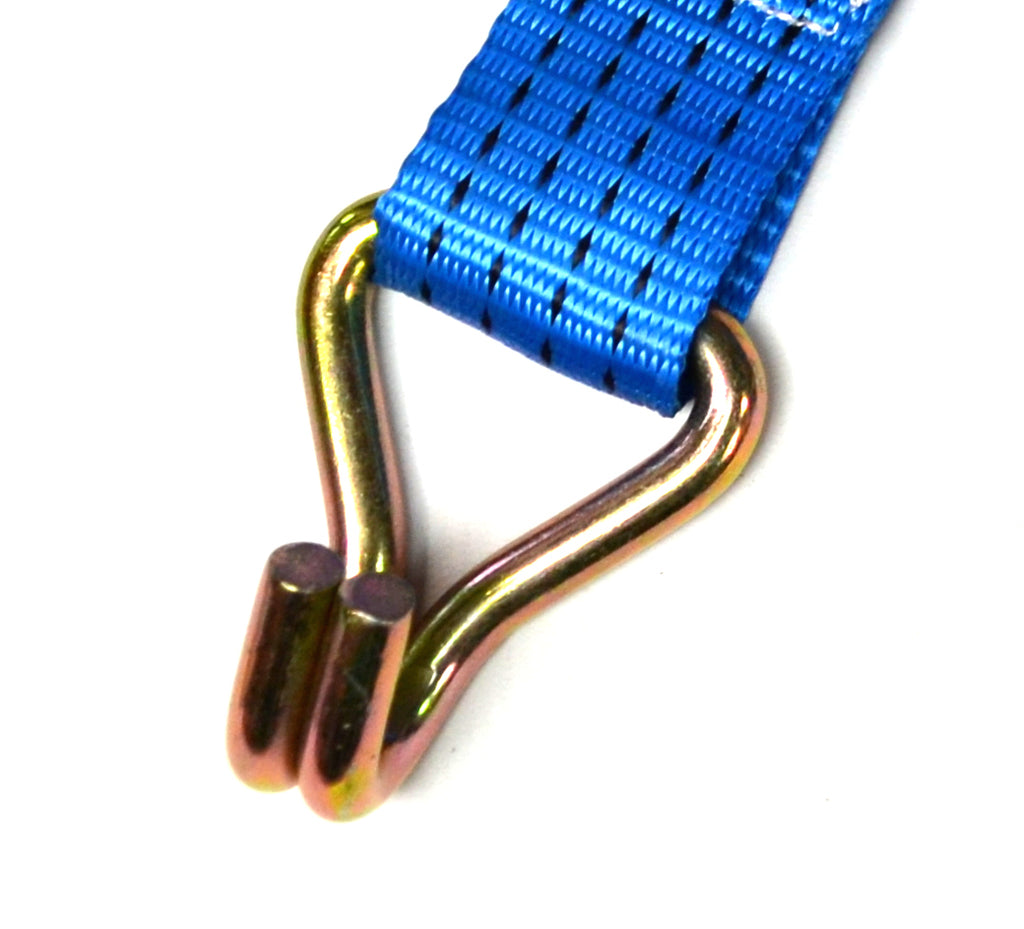 2 x Ratchet Straps Rated 2000kg Capacity 4000kg 50mm x 3m Heavy Duty Tie Down