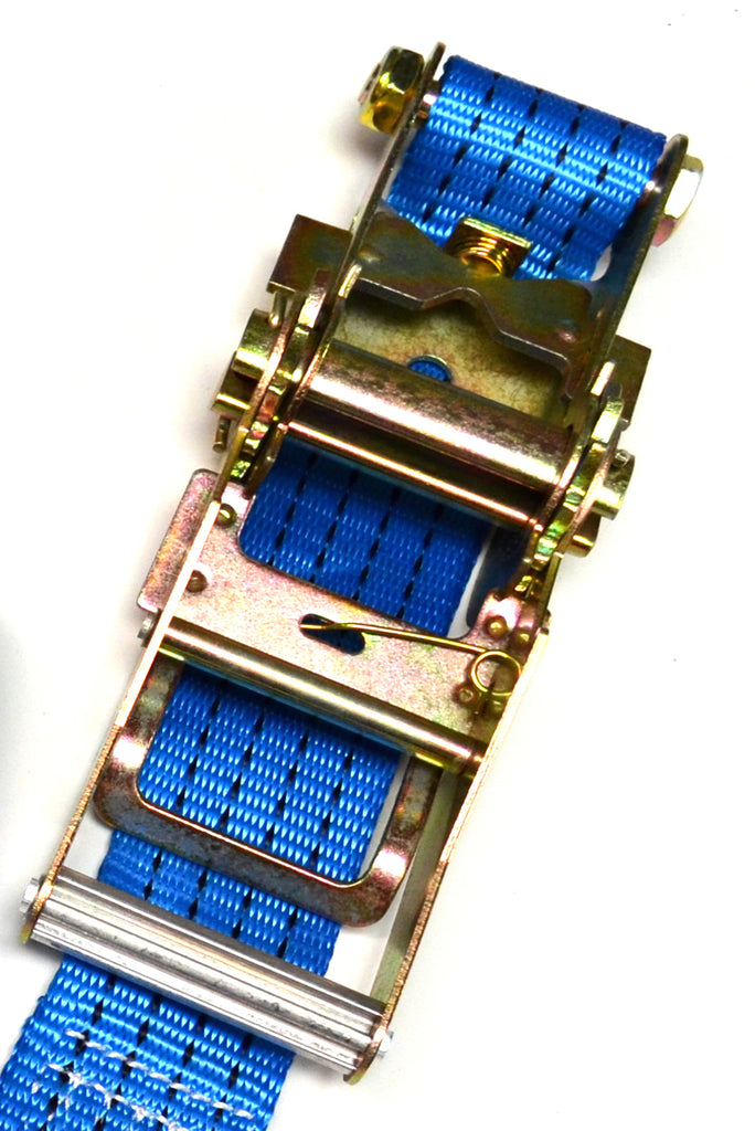 2 x Ratchet Straps Rated 2000kg Capacity 4000kg 50mm x 3m Heavy Duty Tie Down