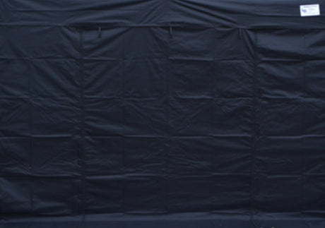 Black Plain Zippered Doorwall to fit our Showstyle 3m Gazebo