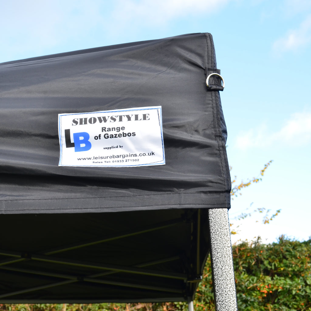 Black Replacement Canopy 2m x 2m