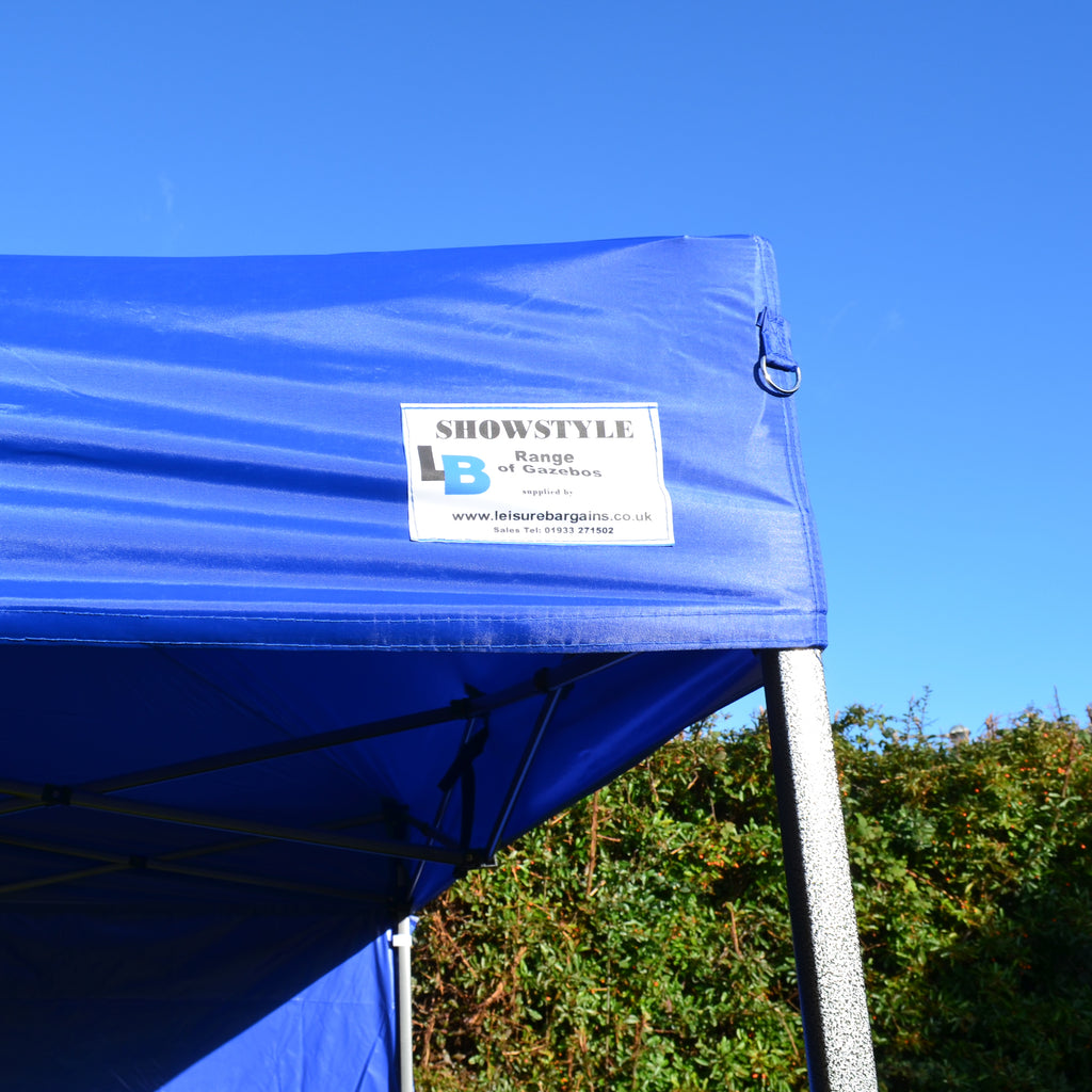 Royal Blue Heavy Duty SHOWSTYLE® Commercial Grade Gazebo 3m x 3m