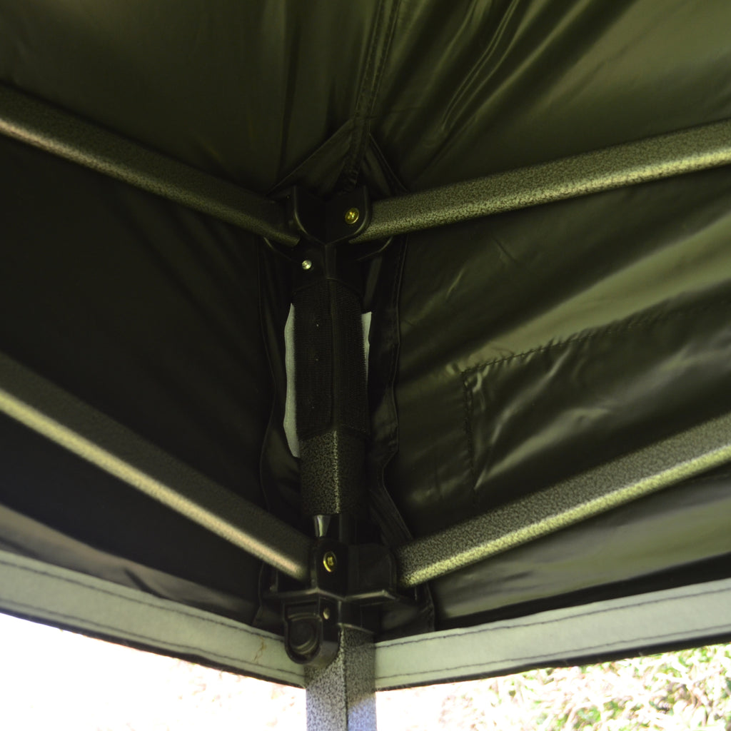 Black Heavy Duty SHOWSTYLE® Commercial Grade Gazebo 2.5m x 2.5m FIRE RETARDANT