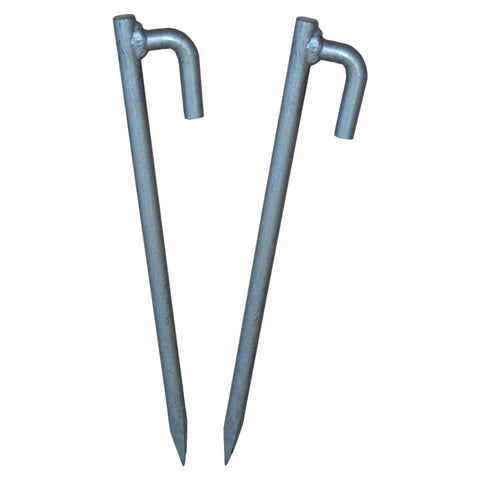 Very Heavy Duty Mooring Stakes for Canal & River Boats with Eyelet x 2
