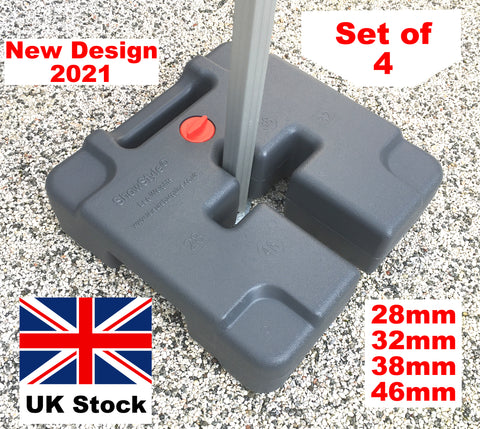 Set of 2/4 x Marquee, Gazebo Leg Weights from 33mm to 53mm Leg Diameter 10kg