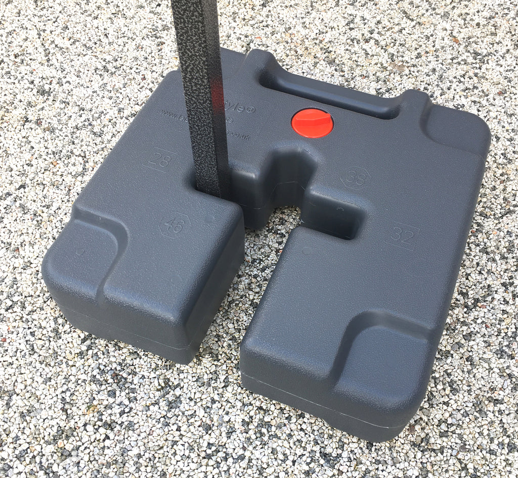 2 x Ex-Demo SHOWSTYLE® Heavy Duty NEW DESIGN Gazebo Leg Water Weights High-density HDPE