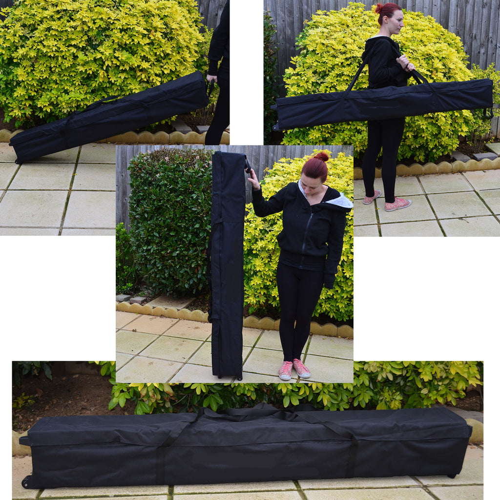 Heavy Duty Gazebo Wheeled Bag for 3m x 3m Gazebo complete with carry handle