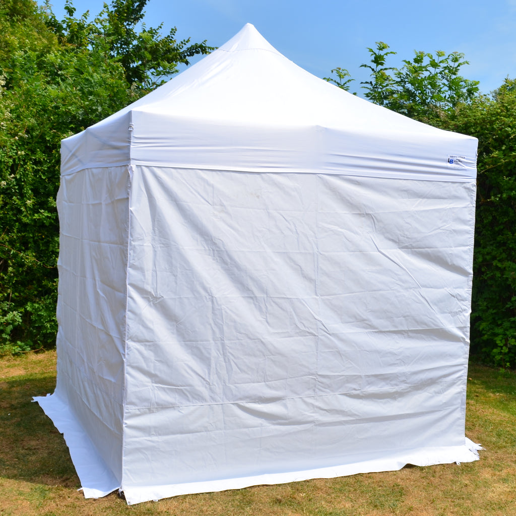 White Heavy Duty SHOWSTYLE® Commercial Grade Gazebo 2m x 2m