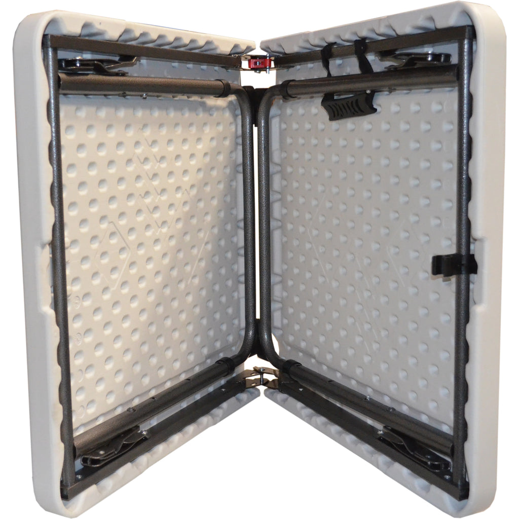 Folding Table 4ft with THREE Adjustable Heights, Easy Lock Mechanism Very Strong