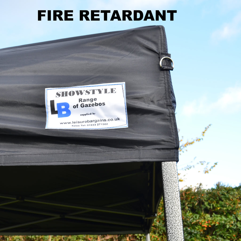 Black Replacement Canopy 3m x 3m
