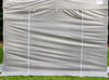 White Plain Zippered Doorwall to fit our Showstyle 2.5m Gazebo