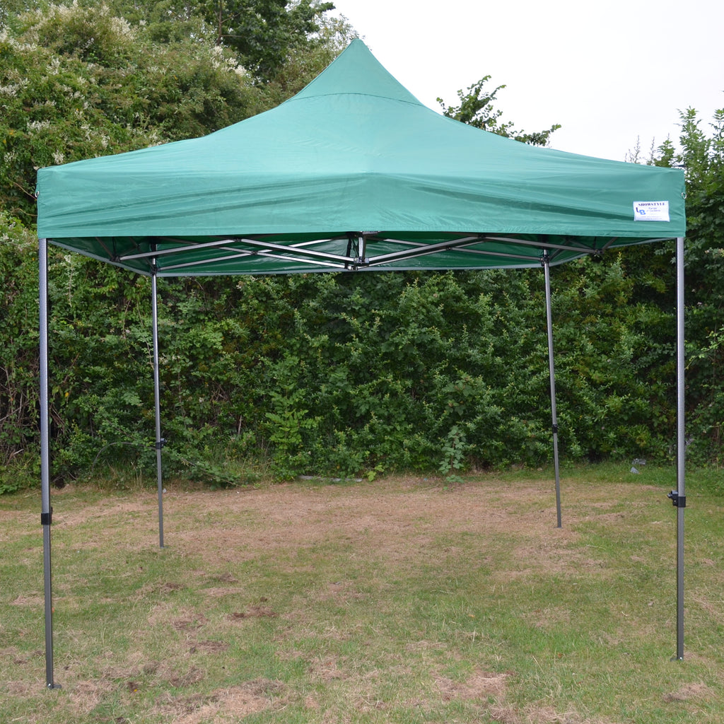 Green Heavy Duty SHOWSTYLE® Commercial Grade Gazebo 3m x 3m