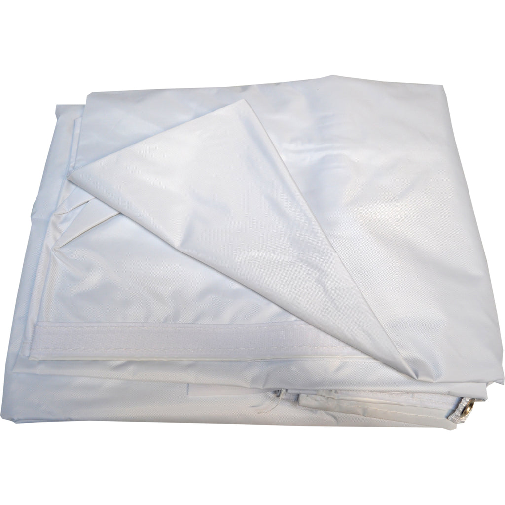 White Plain Zippered Doorwall to fit our Showstyle 2.5m Gazebo