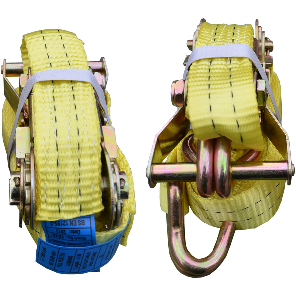 Heavy Duty 5m 40mm 3 Ton High Quality Ratchet Strap with Claw ends