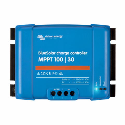 Victron BlueSolar MPPT 100/20 20A solar charge controller for solar panels up to 290W (12V) / 580W (24V) / 870W (36V) / 1160W (48V) up to 100V
