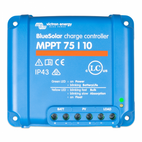 HIGH EFFICIENCY 10A MPPT SOLAR CHARGE CONTROLLER FOR SOLAR PANELS UP TO 130W (12V) / 260W (24V) UP TO 100V