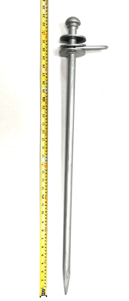 Very Heavy Duty 850mm x 25mm 360 degree Swivel Stakes, Boating, Dog Tie-outs, Horse Tie-outs