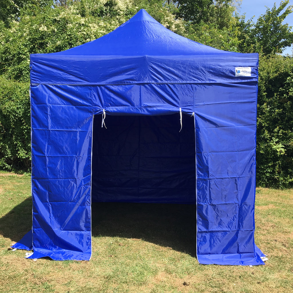 Royal Blue Heavy Duty SHOWSTYLE® Commercial Grade Gazebo 2.5m x 2.5m FIRE RETARDANT