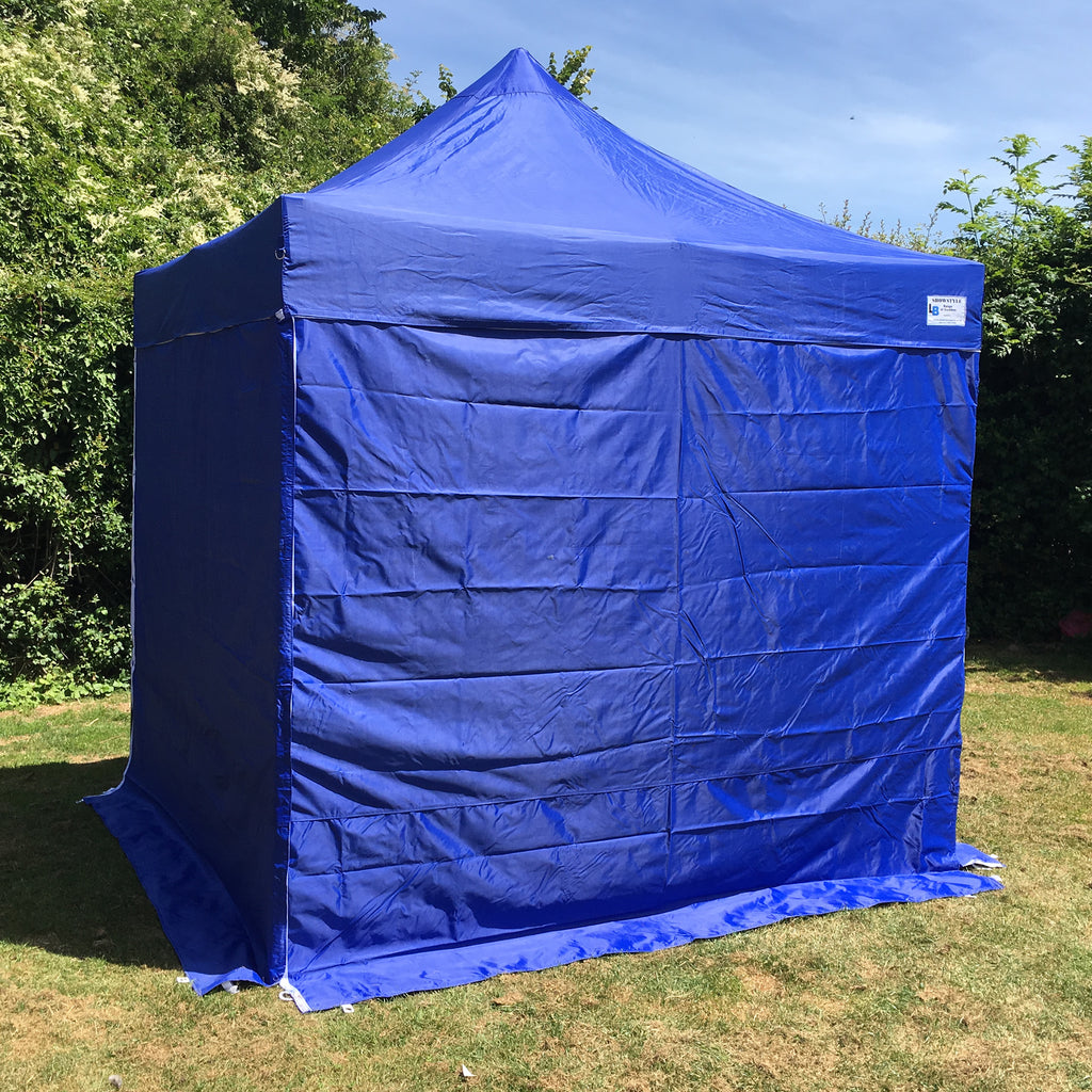 Royal Blue Heavy Duty SHOWSTYLE® Commercial Grade Gazebo 2.5m x 2.5m FIRE RETARDANT