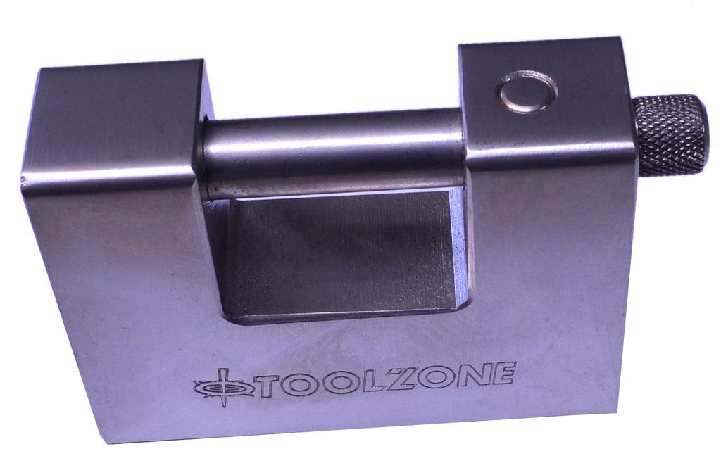 95mm Heavy Duty Armoured Padlock Truck, Container, Trailer Lock Warehouse 5 Keys