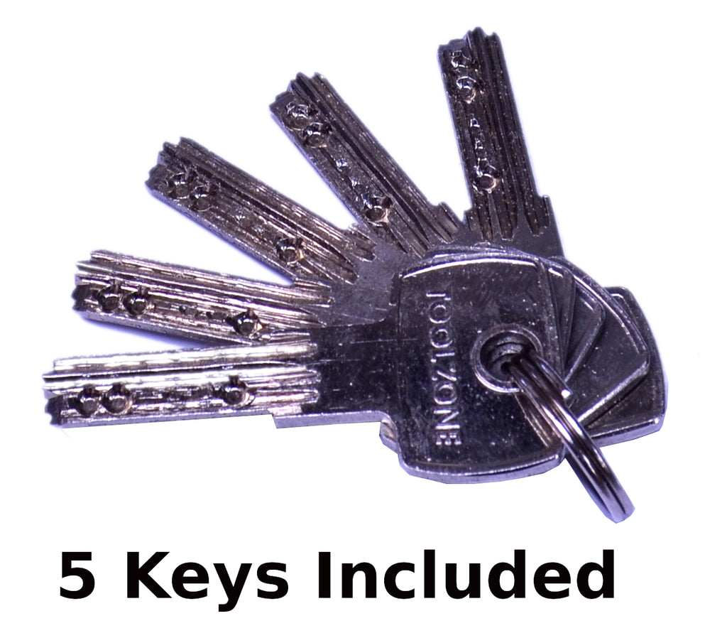 95mm Heavy Duty Armoured Padlock Truck, Container, Trailer Lock Warehouse 5 Keys