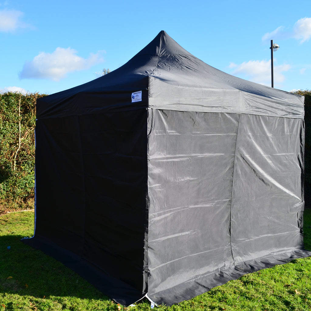 Black Heavy Duty SHOWSTYLE® Commercial Grade Gazebo 3m x 3m