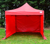 Red Heavy Duty SHOWSTYLE® Commercial Grade Gazebo 3m x 3m