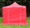 Red Heavy Duty SHOWSTYLE® Commercial Grade Gazebo 3m x 3m