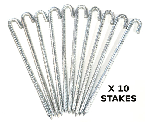 Very Heavy Duty 600mm x 20mm 360 degree Swivel Stakes, Boating, Dog Tie-outs x 4pcs