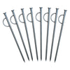 Heavy Duty Mooring Pegs/Stakes for Canal & River Boats with eyelet 600mm x 16mm