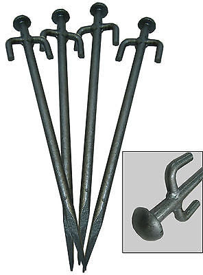Very Heavy Duty 600mm x 20mm 360 degree Swivel Stakes, Boating, Dog Tie-outs x 2pcs