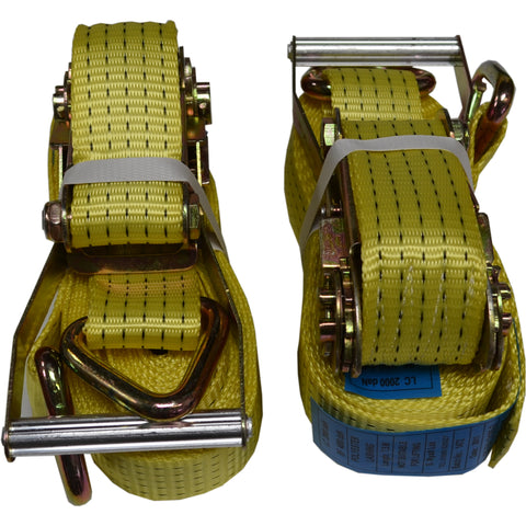 Duplex Lifting Sling 6m x 60mm. 2Ton lift with abrasion guards + 2 x D-Shackles