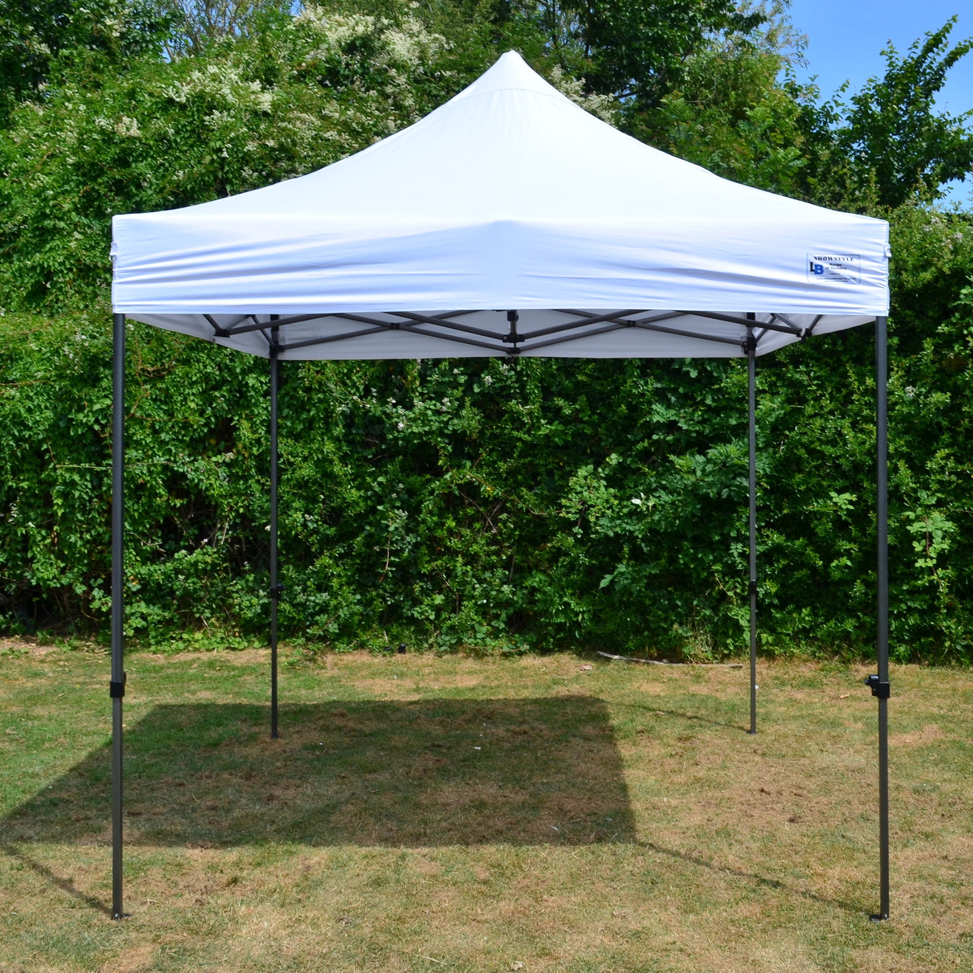 White Heavy Duty SHOWSTYLE® Commercial Grade Gazebo 2m x 2m Leisure