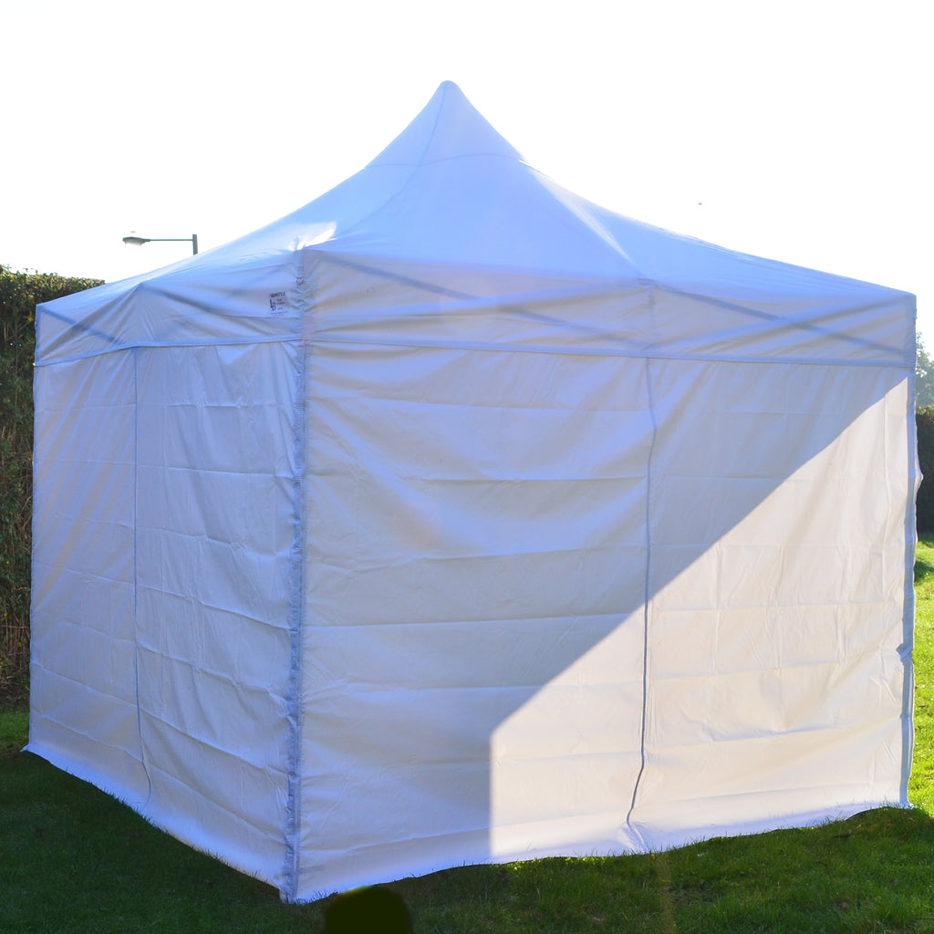 White Heavy Duty SHOWSTYLE® Commercial Grade Gazebo 3m x 3m