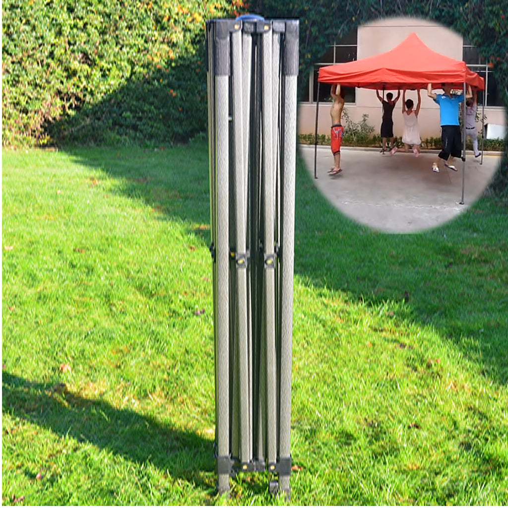 Black Heavy Duty SHOWSTYLE® Commercial Grade Gazebo 3m x 3m FIRE RETARDANT