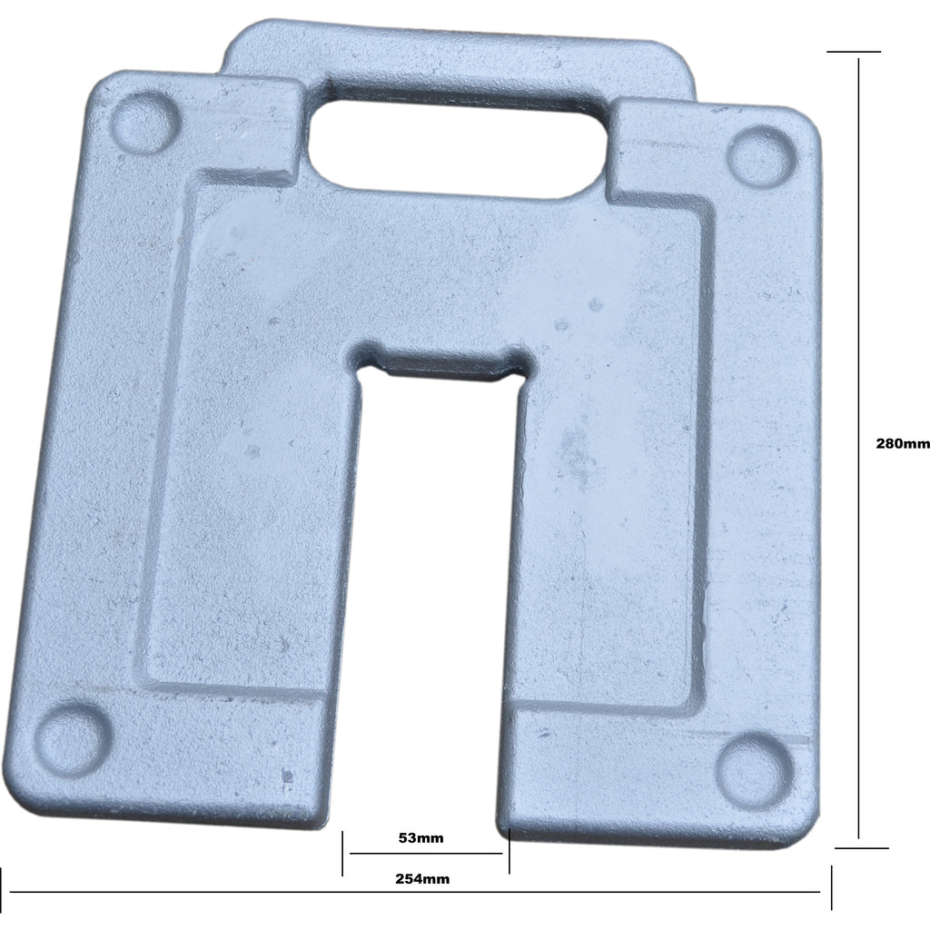 Set of 2/4 x Marquee, Gazebo Leg Weights from 33mm to 53mm Leg Diameter 10kg