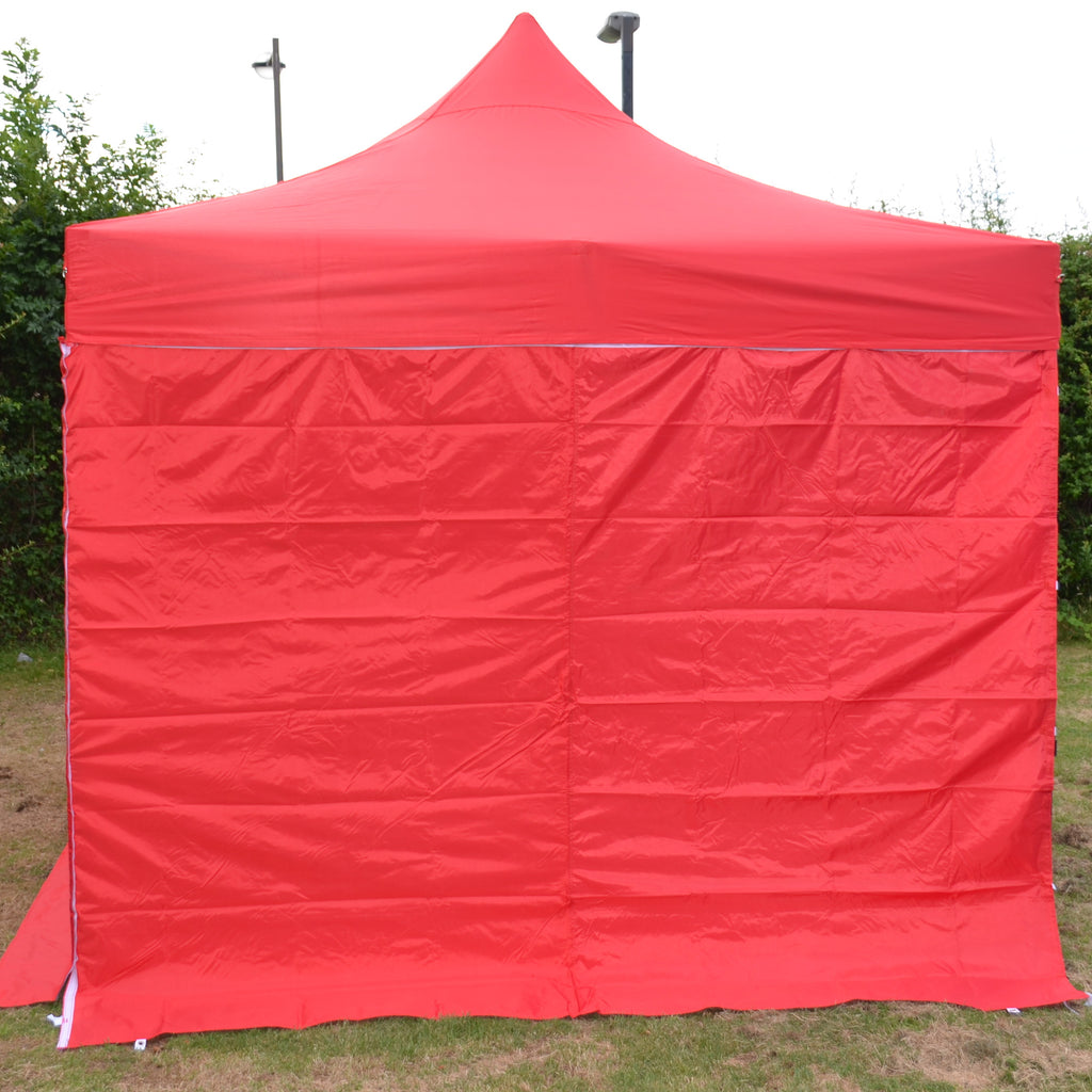 Red Plain Sidewalls to fit our 3m x 3m Showstyle Gazebo