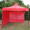 Red Heavy Duty SHOWSTYLE® Commercial Grade Gazebo 3m x 3m